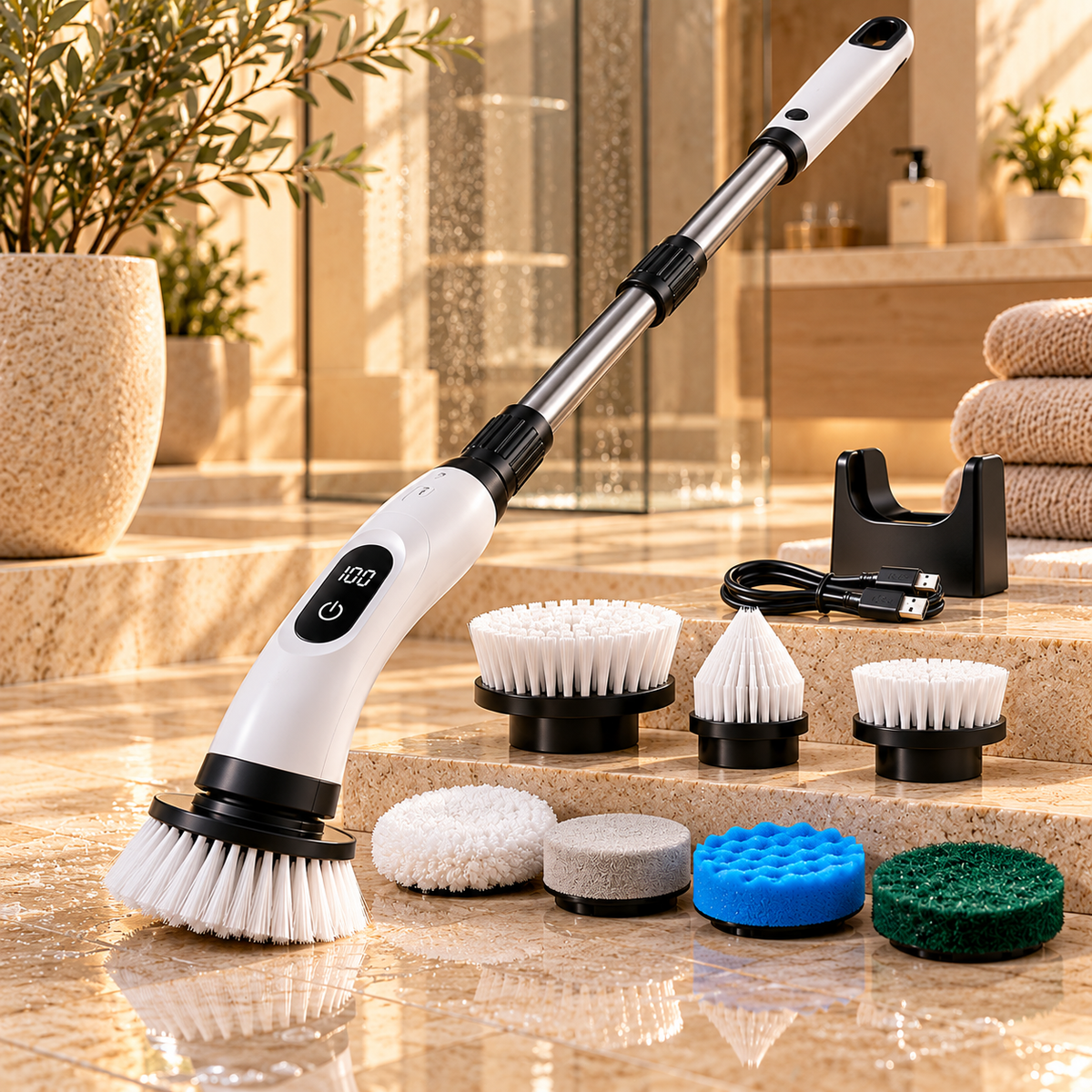 Brosse Électrique de Nettoyage 8-en-1 VELQOA™